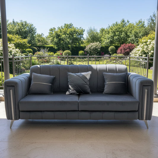 Contemporary Sofa 2 Seater - Grey