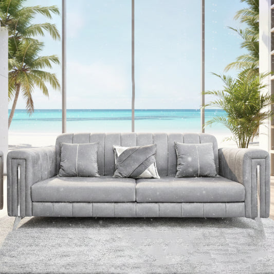 Contemporary Sofa 3 Seater - Silver